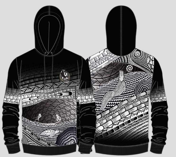 Collingwood Magpies Indigenous Lightweight Hoodie