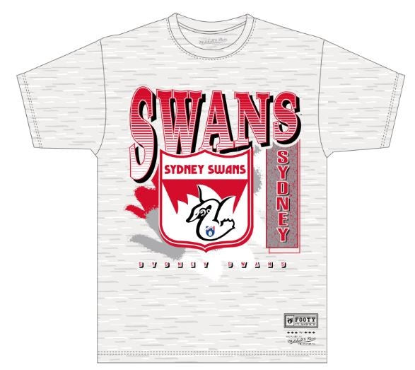 Sydney Swans Mitchell & Ness Youth Brush Off Tee