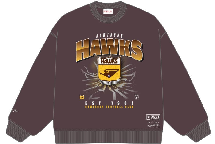 Hawthorn Hawks Mitchell & Ness Hard Nut Crew