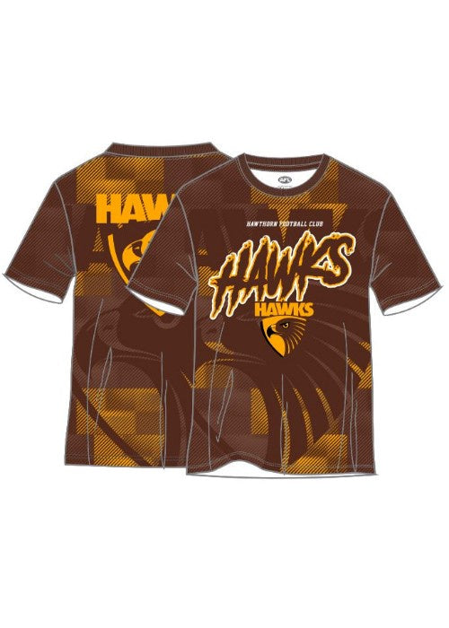 Hawthorn Hawks Youth All Over Tee