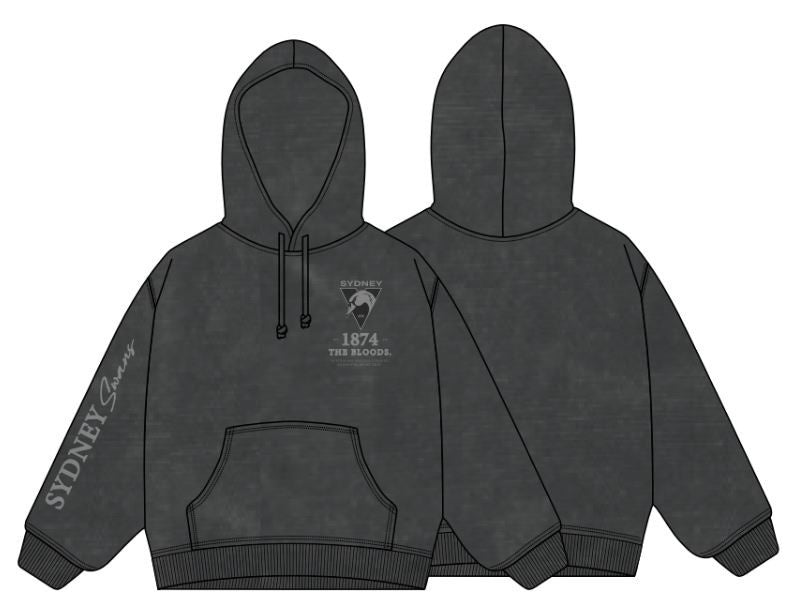 Sydney Swans Acid Wash Hoodie