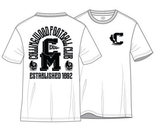 Collingwood Magpies Letter Graphic Tee