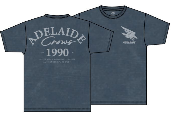 Adelaide Crows Acid Wash Tee