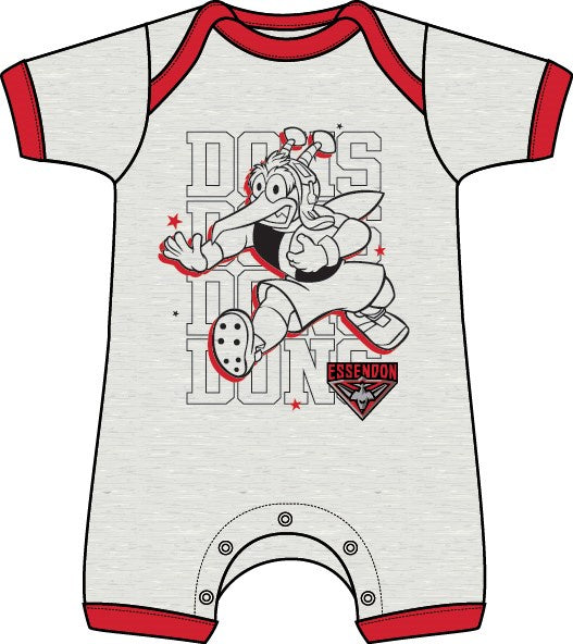 Essendon Bombers Baby Play  Romper