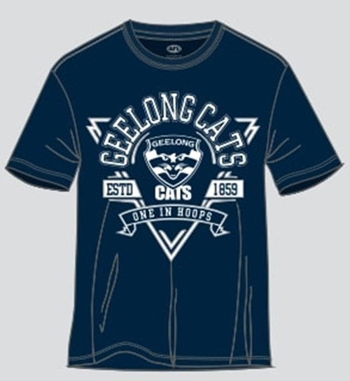Geelong Cats Youth Banner Tee