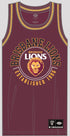 Brisbane Lions Youth Mesh Basketball Singlet