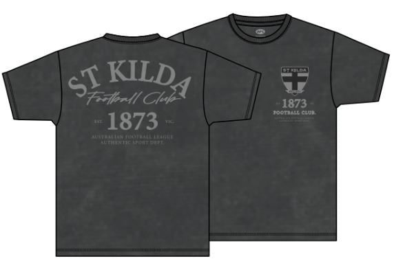 St Kilda Saints Acid Wash Tee