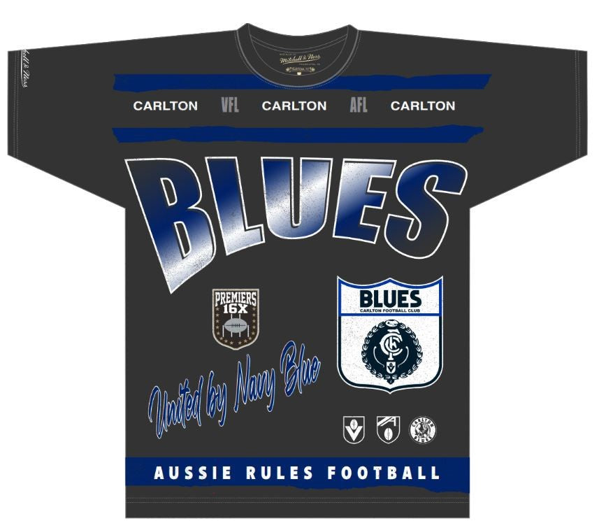 Carlton Blues Mitchell & Ness Team Tee
