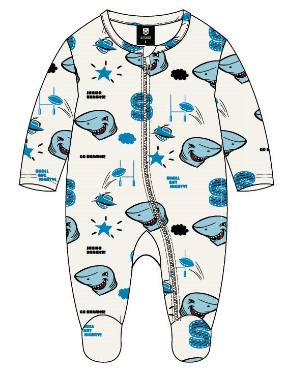 Cronulla Sharks Cloud Romper