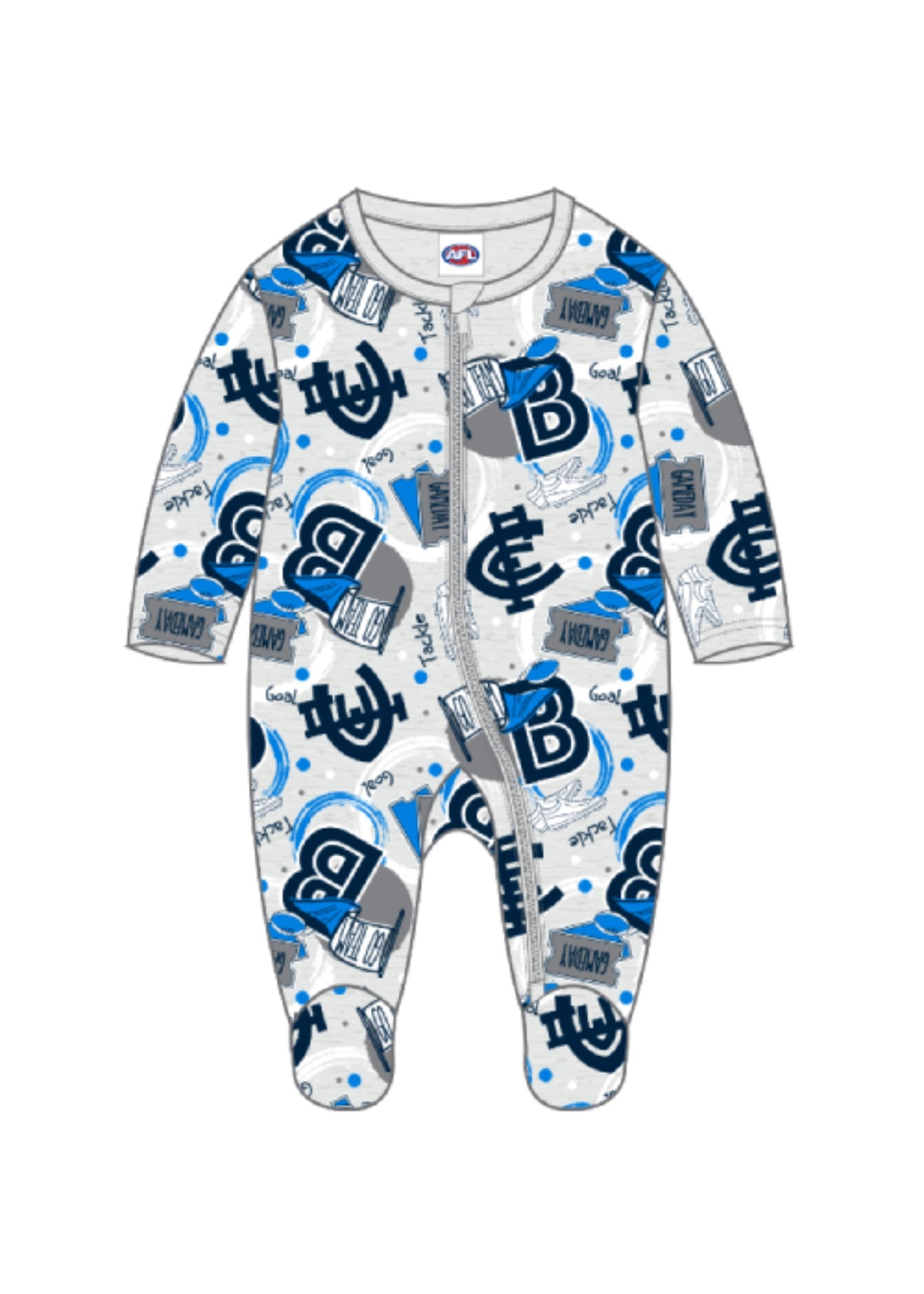 Carlton Blues Baby Go Romper