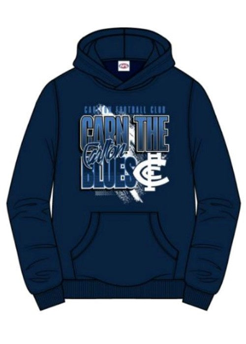 Carlton Blues Youth Graphic Hood -