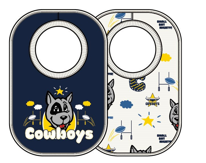 North Queensland Cowboys Set Of 2 Bibs