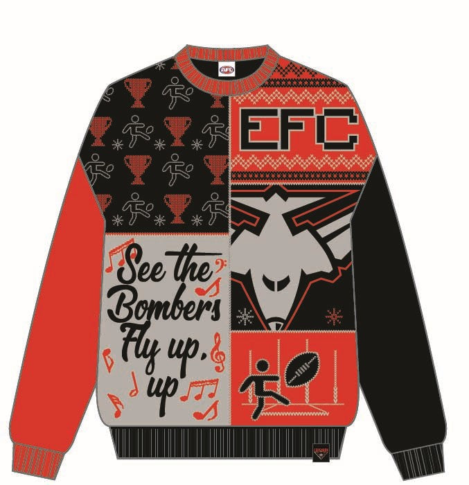 Essendon Bombers Winter Wonderland Crew Jumper