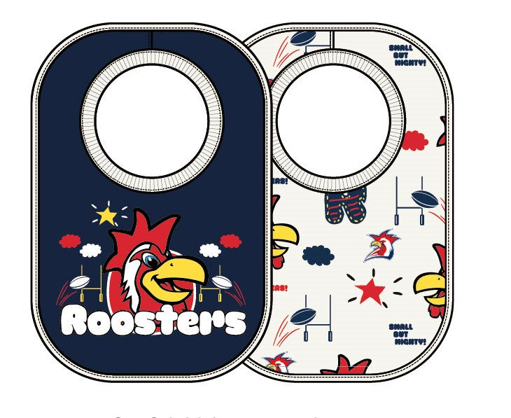 Sydney Roosters Set Of  2 Bibs