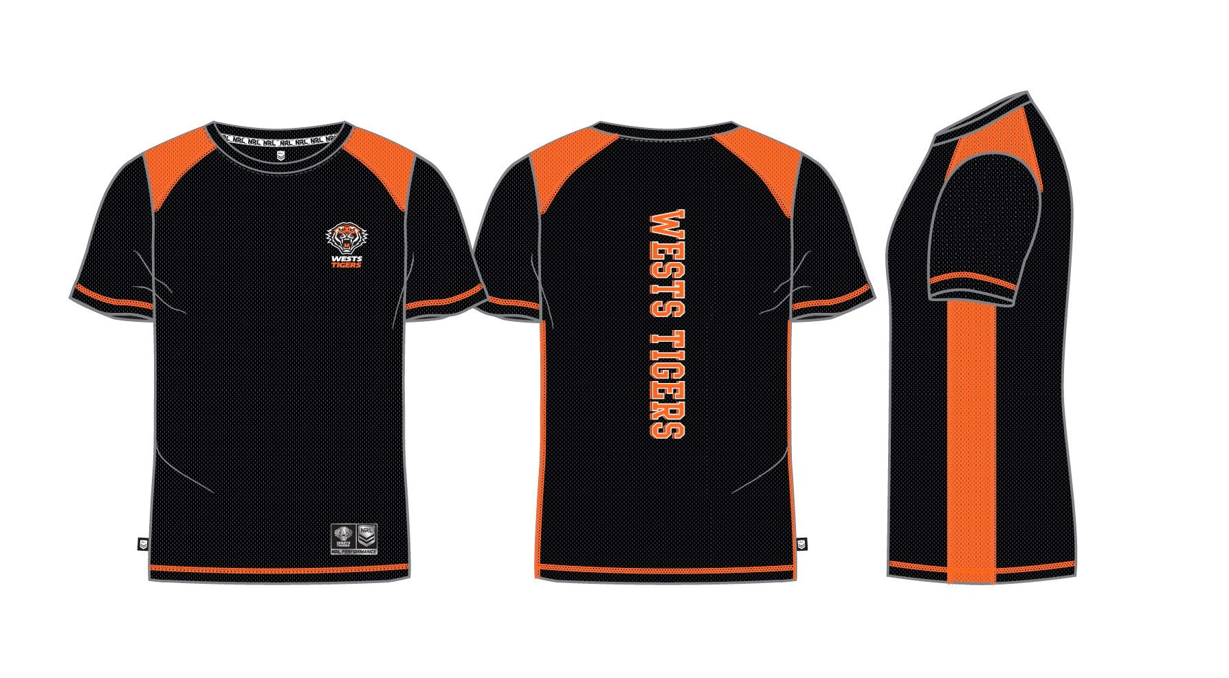 West Tigers Performance Tee -