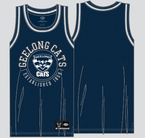 Geelong Cats Mesh Basketball Singlet