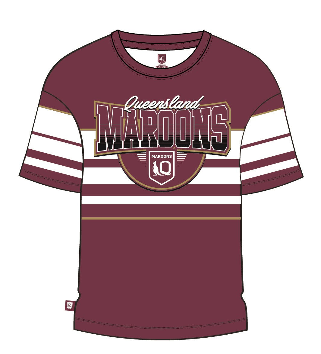 Queensland Maroons Oversize Retro Tee
