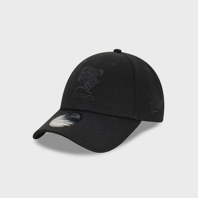 Newcastle Knights Black New Era Cap