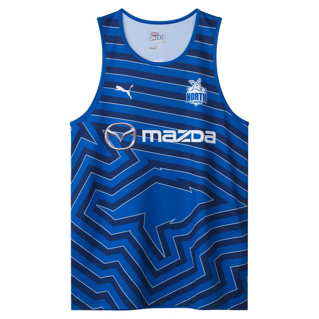 North Melbourne Kangaroos 2025 Training Singlet