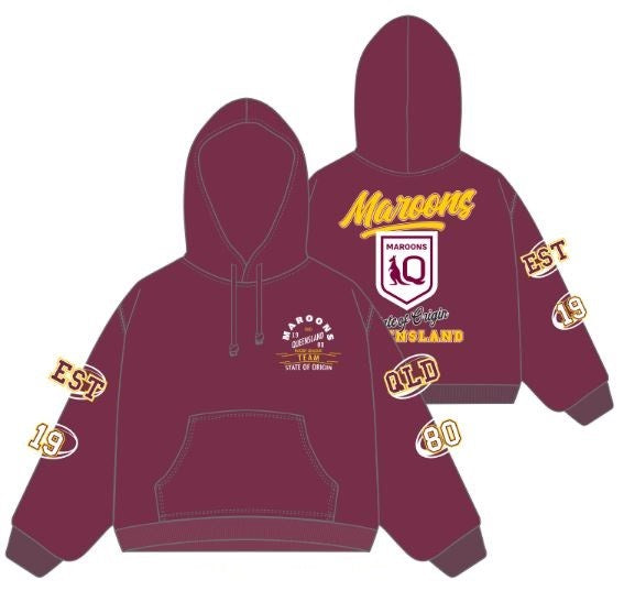 Queensland Maroons State Of Origin Hoodie -