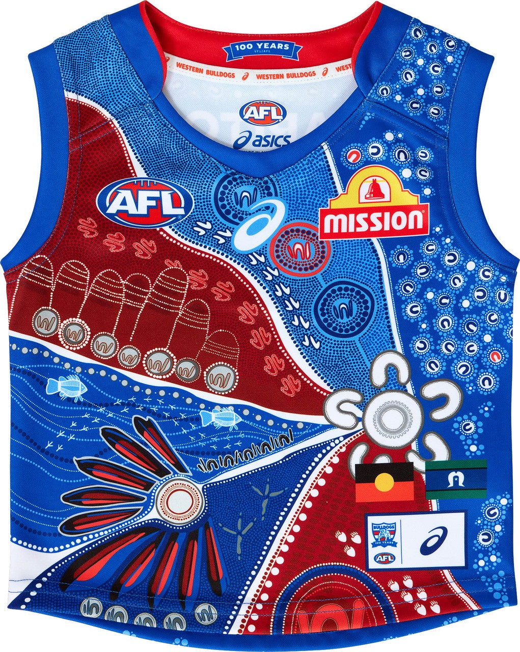 Western Bulldogs 2025 Indigenous Guernsey