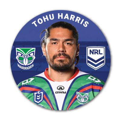 New Zealand Warriors- Tohu Harris 2024 Player Badge