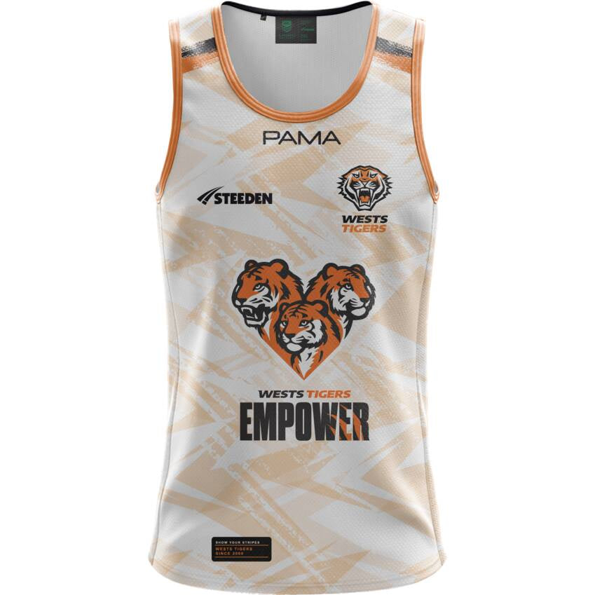 West Tigers 2025 Training Singlet