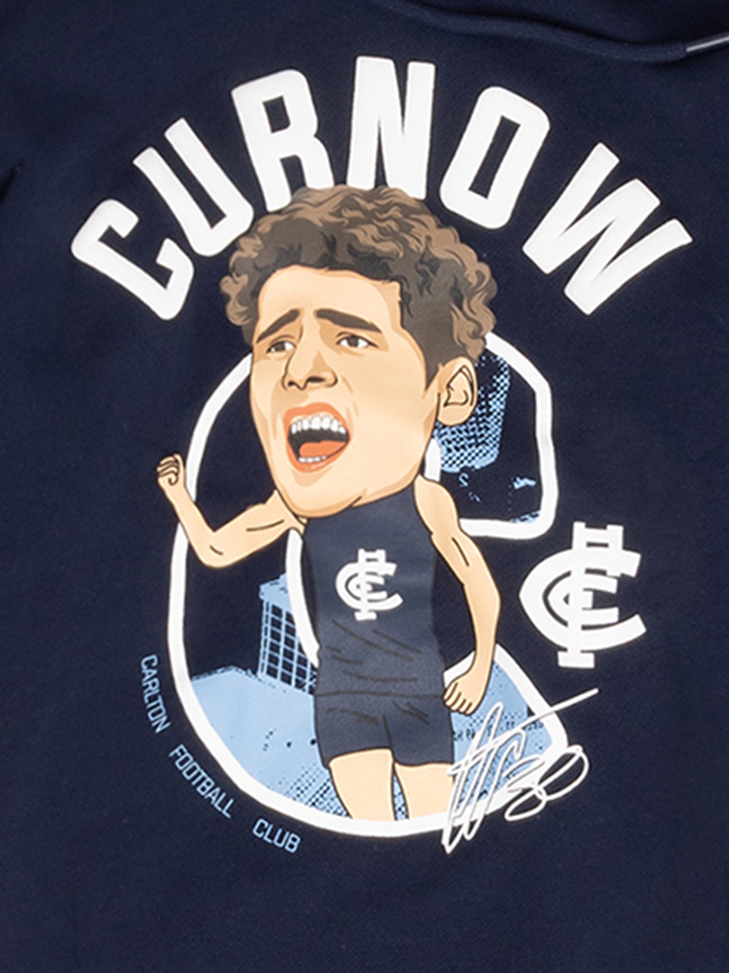 Carlton Blues - Charlie Curnow Youth Hoodie