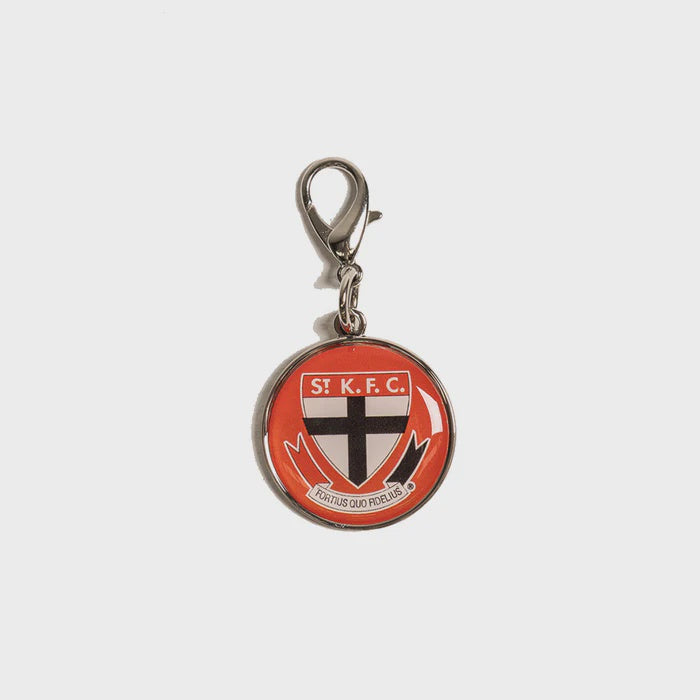 St Kilda Saints Round Pet Tag