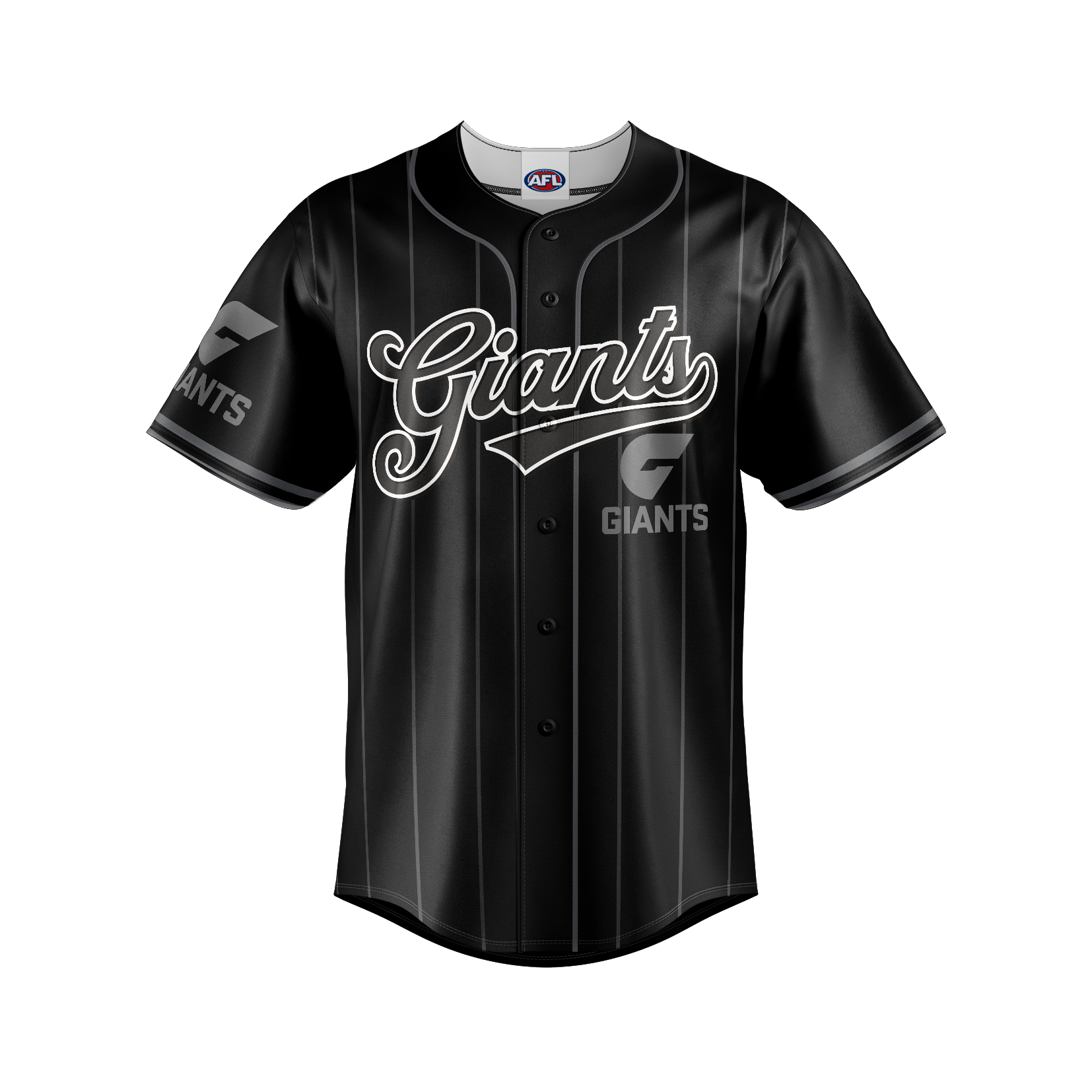Greater Western Sydney Giants Blackout Baseball Shirt