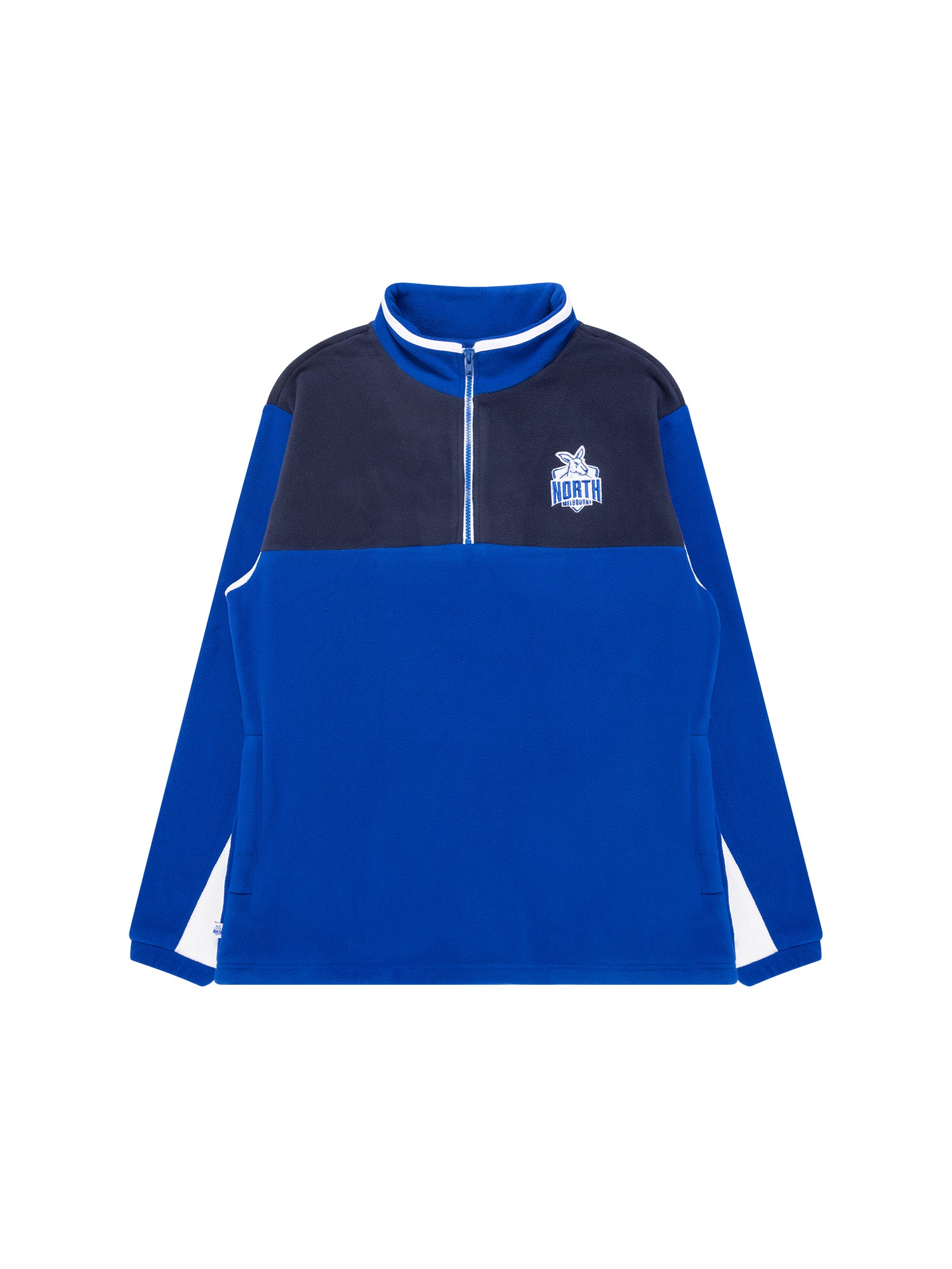 North Melbourne Kangaroos 1/4 Zip Polar Fleece Jumper