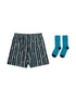 Port Adelaide Power Boxer Shorts And Sock Pack