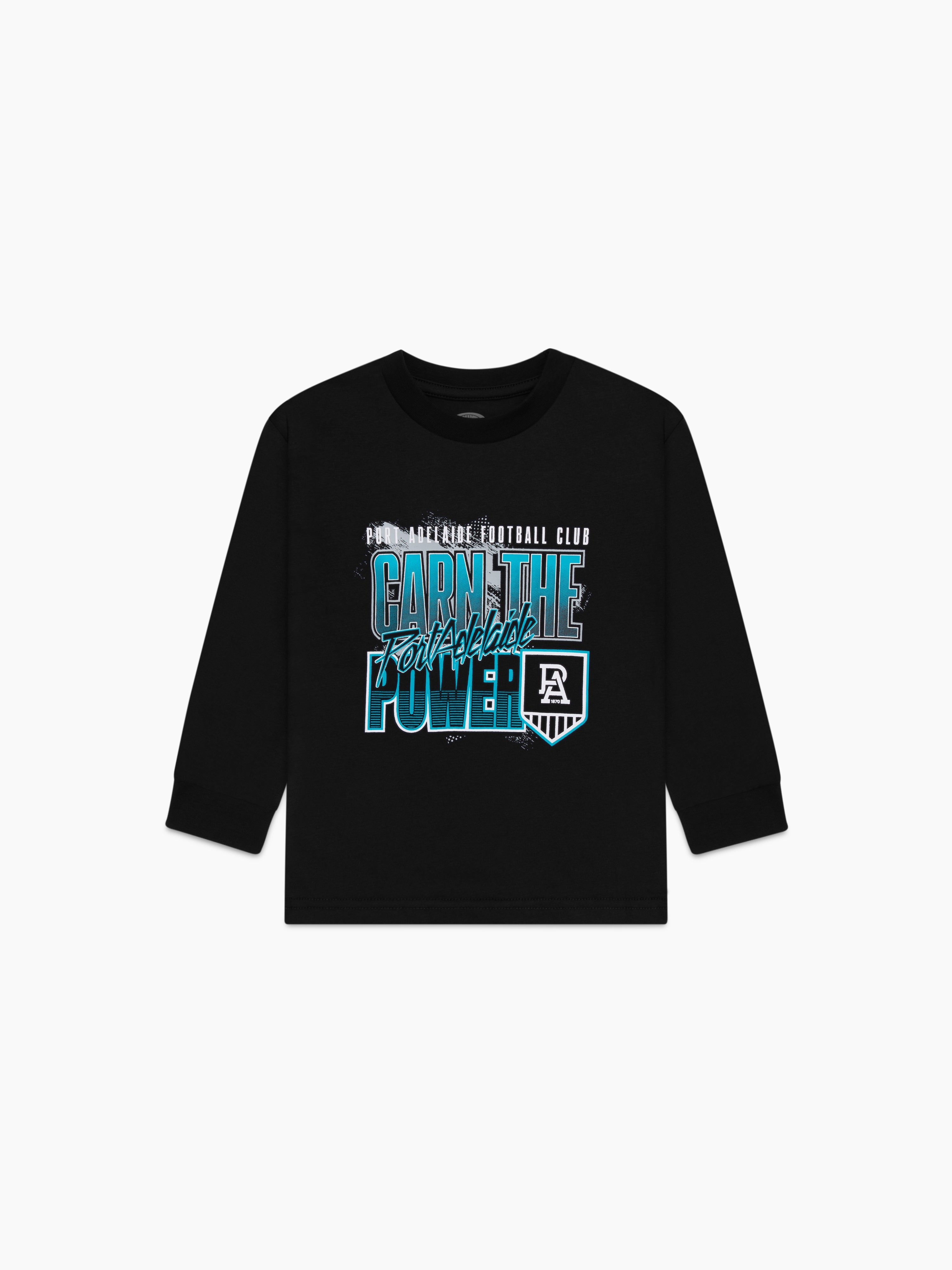 Port Adelaide Power Kids Long Sleeve Tee