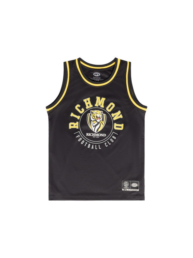 Richmond Tigers Youth Mesh Basketball Singlet