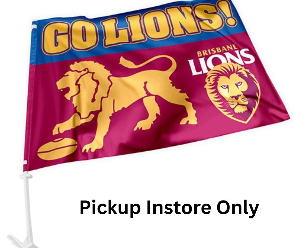 Brisbane Lions Car Flag