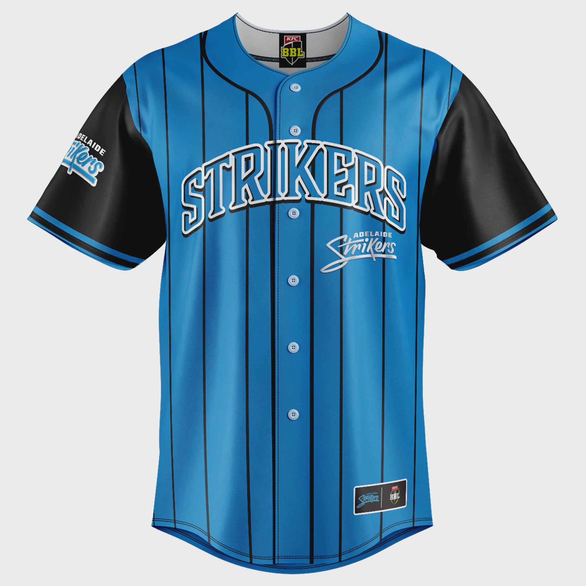 Cricket  Adelaide  Strikers Youth Slugger Baseball Shirt