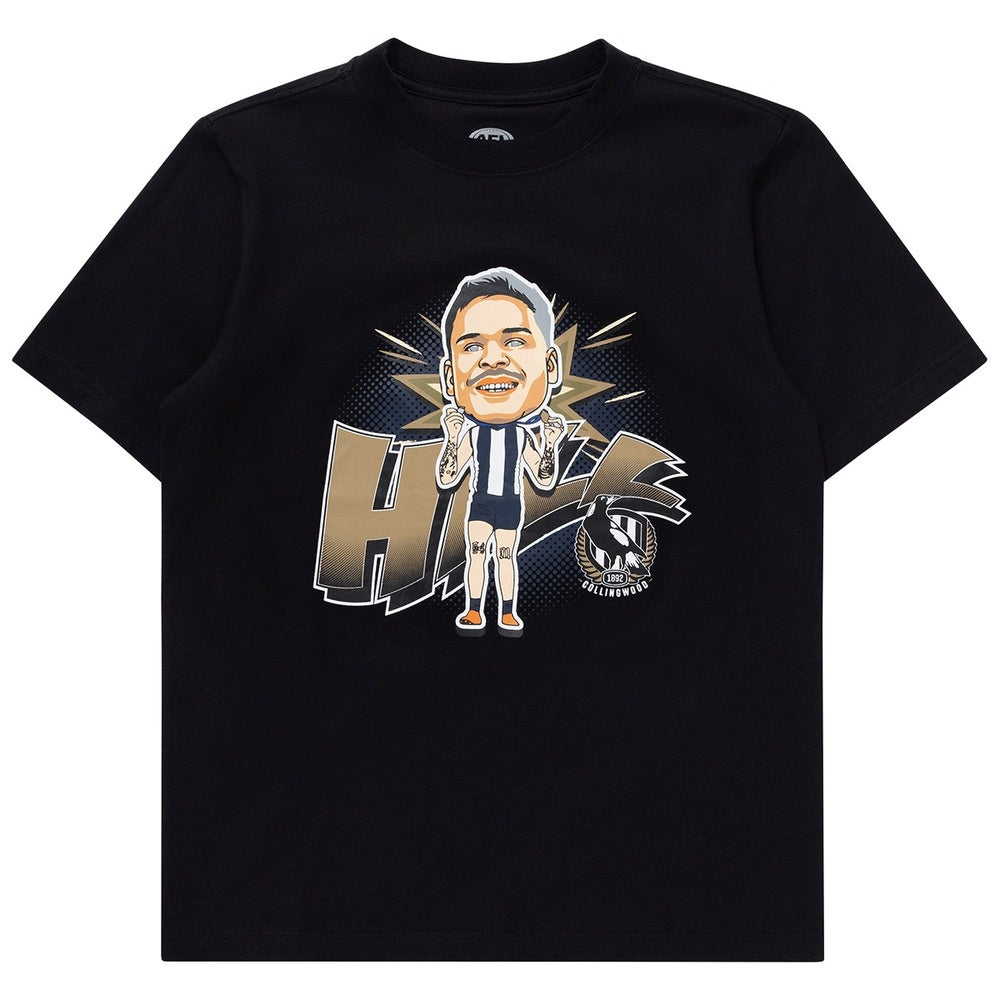 Collingwood Magpies Youth Character Tee - Bobby Hill