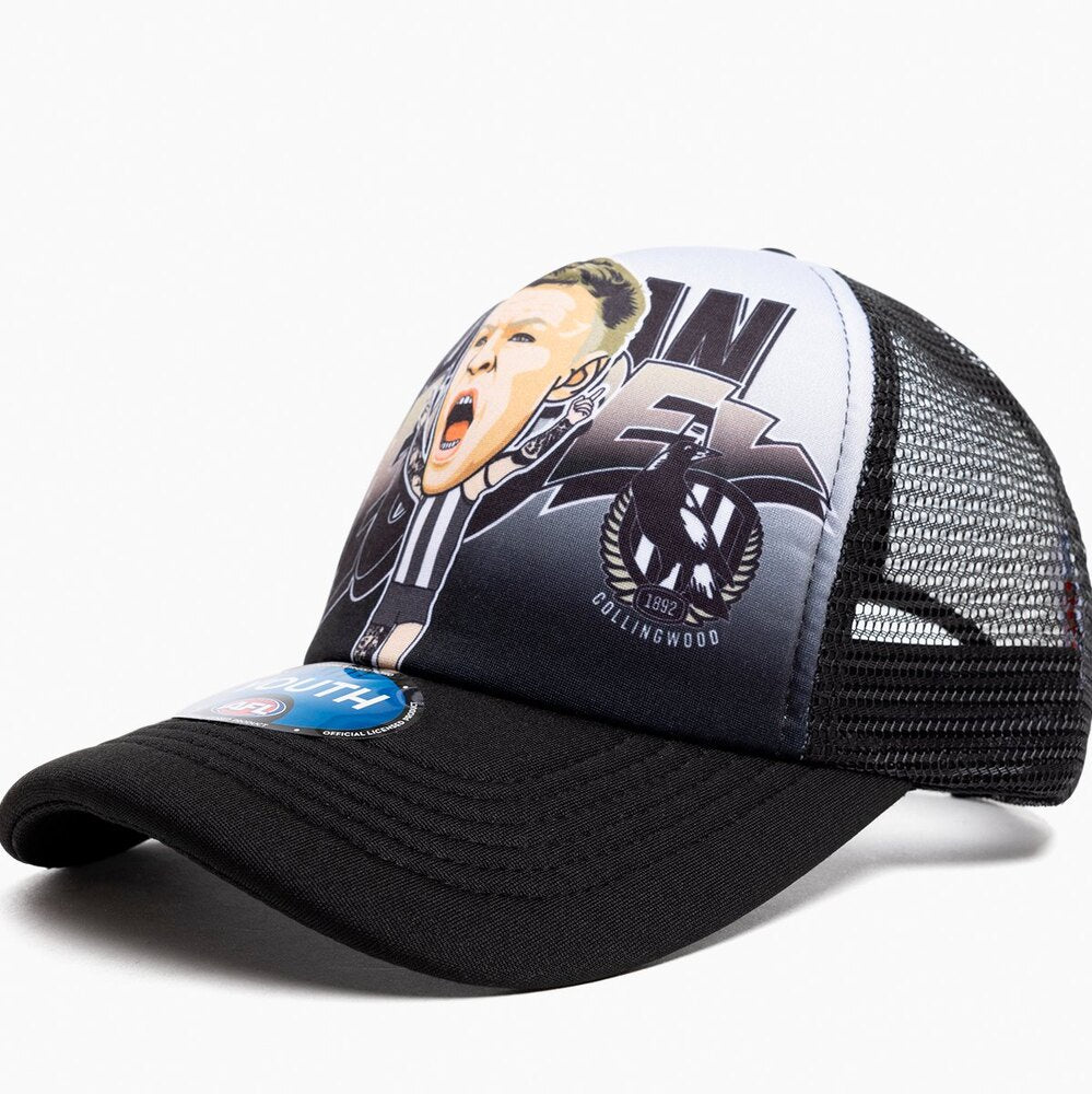Collingwood Magpies Youth Trucker Cap - Jordan DeGoey