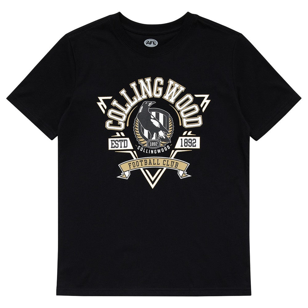 Collingwood Magpies Youth Banner Tee