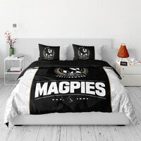 Collingwood Magpies King Quilt Cover