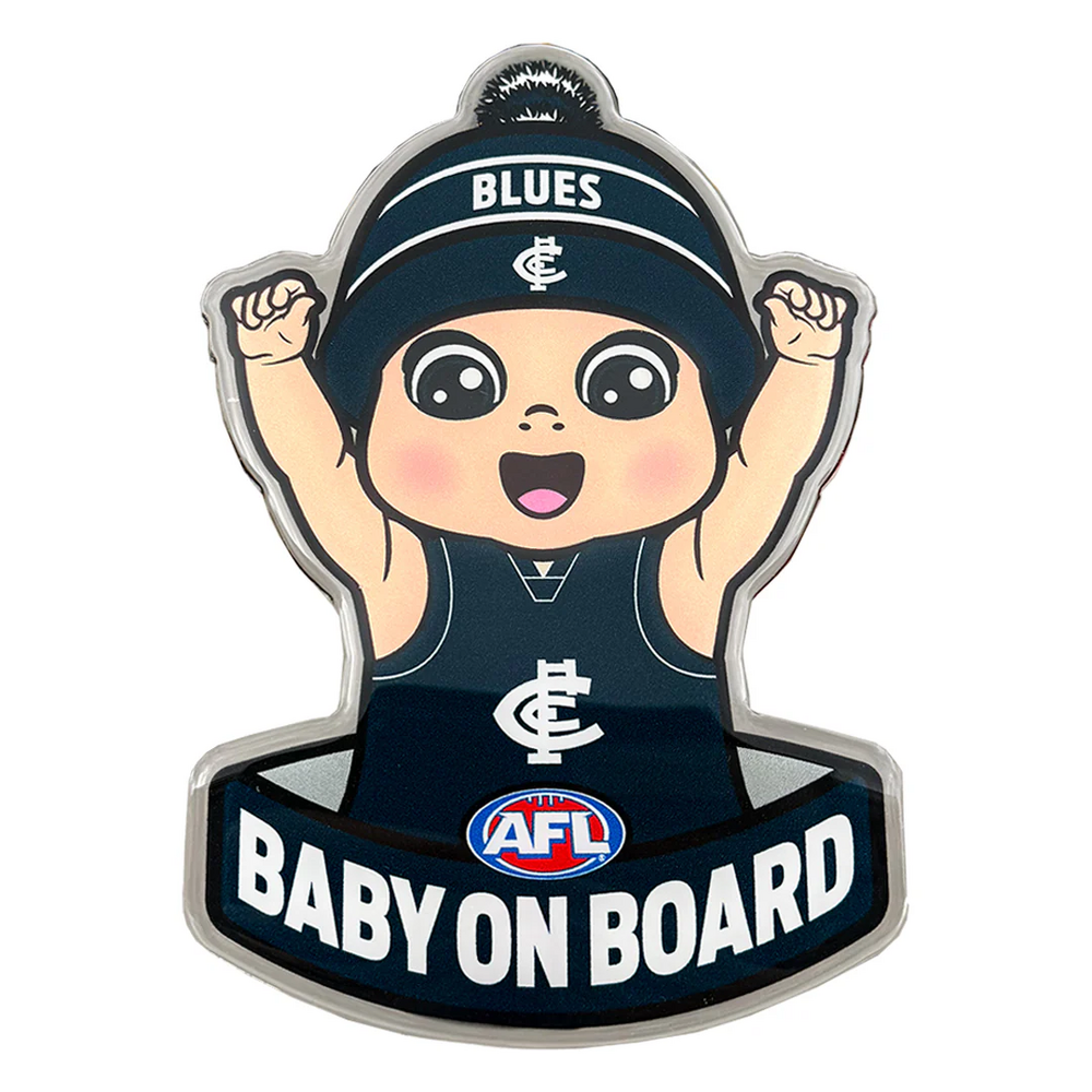 Carlton Blues - Baby On Board Decal