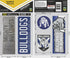 Canterbury Bulldogs Bumper Decal Sheet
