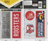 Sydney Roosters Bumper Decals Sheet