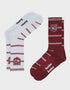 Queensland Maroons State Of Origin  Sneaker Socks - 2 Pack