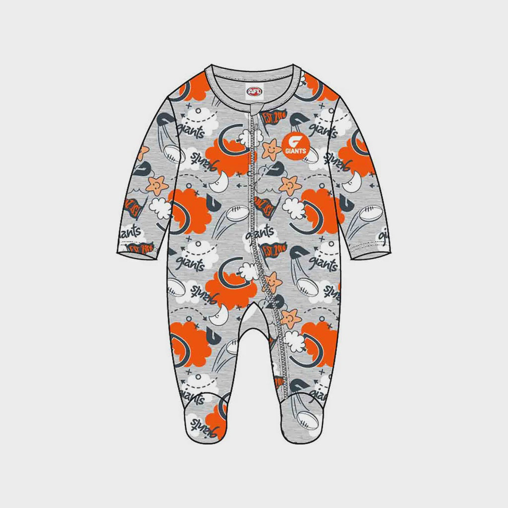 Greater Western Sydney Giants Baby Cloud Romper