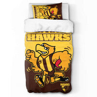 Hawthorn Hawks Single Quilt Cover