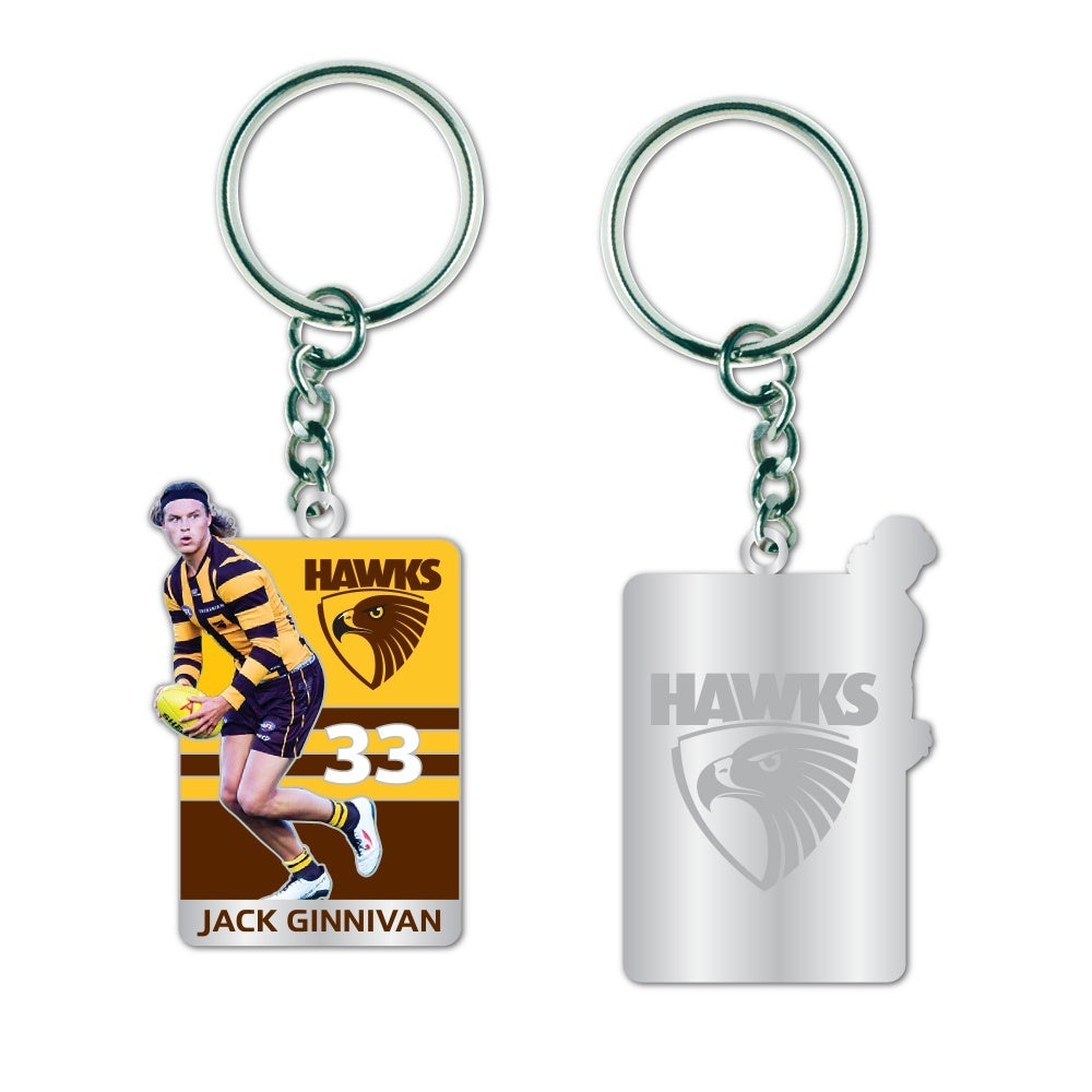Hawthorn Hawks  - Jack Ginnivan Keyring