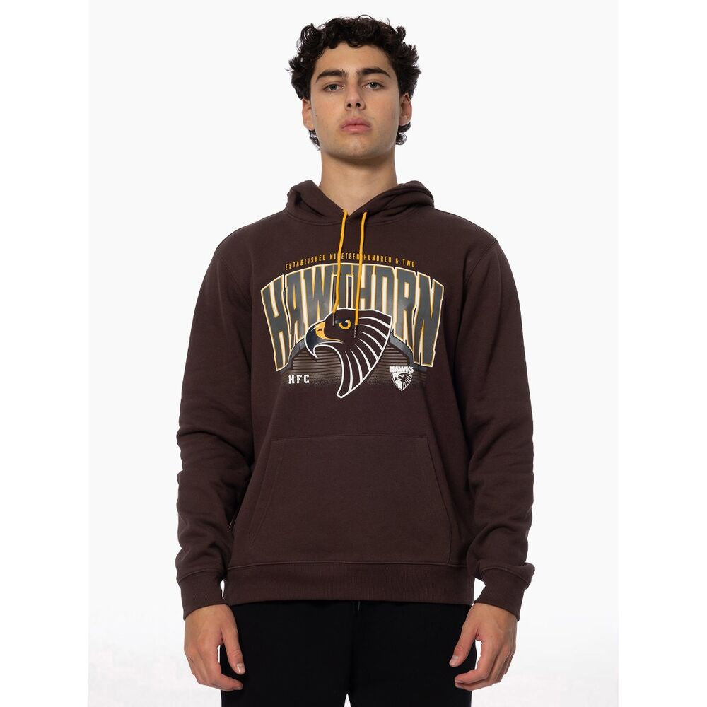 Hawthorn Hawks Wordmark Hood