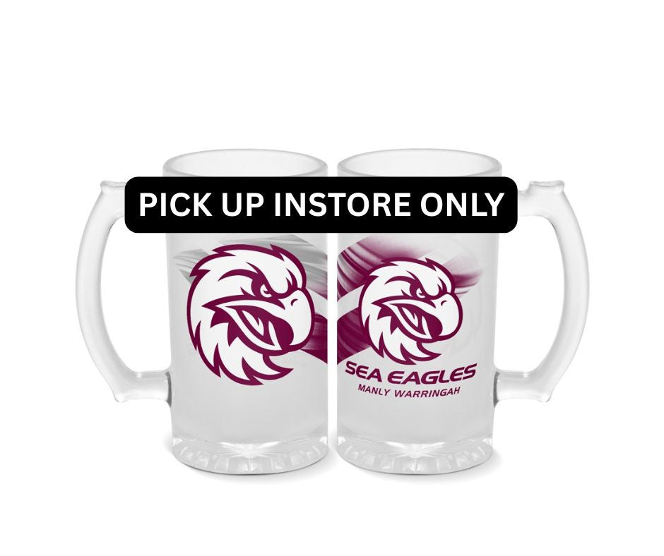 Manly Sea Eagles Frosted Stein