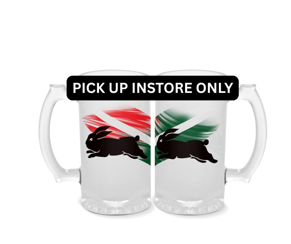 South Sydney Rabbitohs Frosted Stein